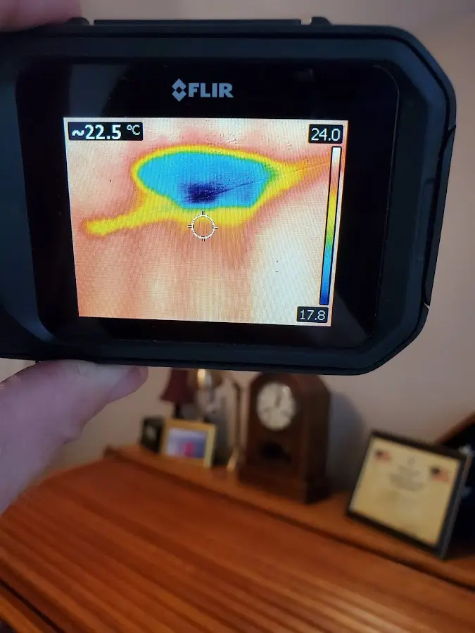 Thermal imaging inspection for water damage in Concord
